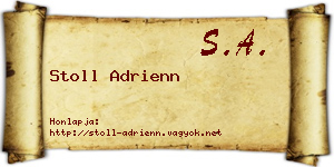 Stoll Adrienn névjegykártya